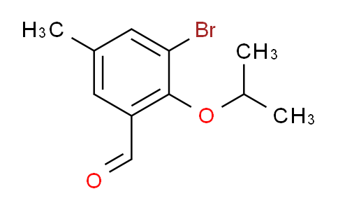 3-Bromo-5-methyl-2-(1-methylethoxy)benzaldehyde