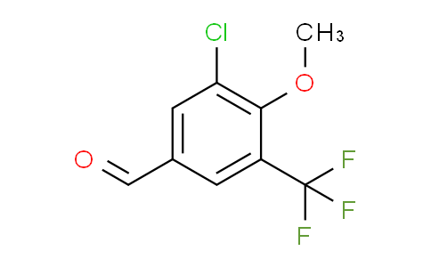 3-Chloro-4-methoxy-5-(trifluoromethyl)benzaldehyde