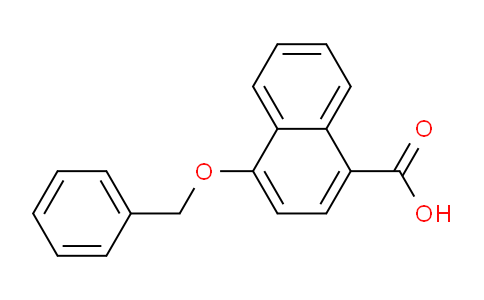 4-(Phenylmethoxy)-1-naphthalenecarboxylic acid