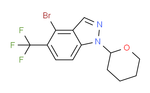 4-Bromo-1-(tetrahydro-pyran-2-yl)-5-trifluoromethyl-1H-indazole