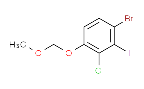 4-Bromo-2-chloro-3-iodo-1-(methoxymethoxy)benzene