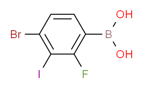 4-Bromo-2-fluoro-3-iodophenylboronic acid