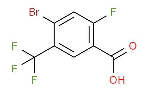 4-Bromo-2-fluoro-5-(trifluoromethyl)benzoic acid