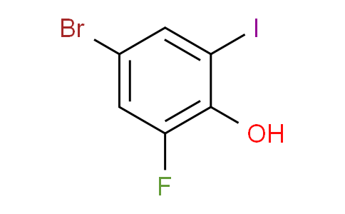 4-溴-2-氟-6-碘苯酚
