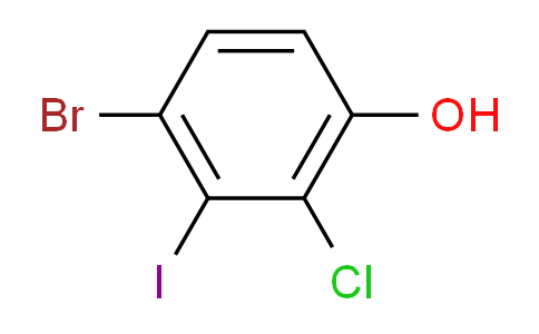 4-Bromo-2-chloro-3-iodophenol