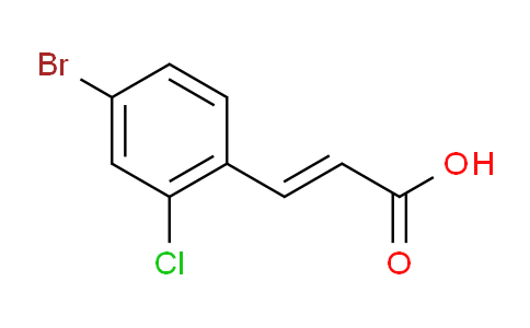 4-Bromo-2-chlorocinnamic acid