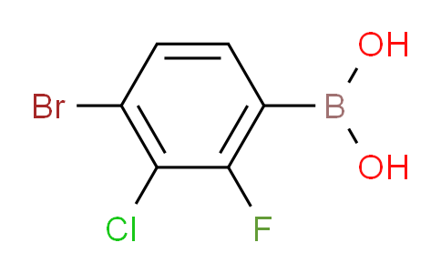 4-Bromo-3-chloro-2-fluorophenylboronic acid