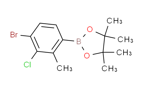 4-Bromo-3-chloro-2-methylphenylboronic acid pinacol ester