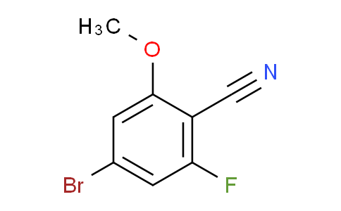 4-Bromo-2-fluoro-6-methoxybenzonitrile