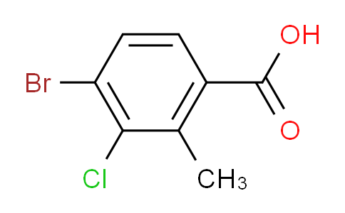 4-Bromo-3-chloro-2-methylbenzoic acid