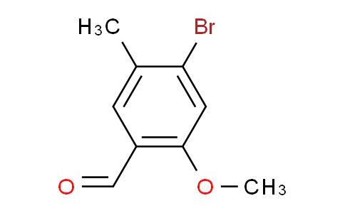 4-溴-2-甲氧基-5-甲基苯甲醛
