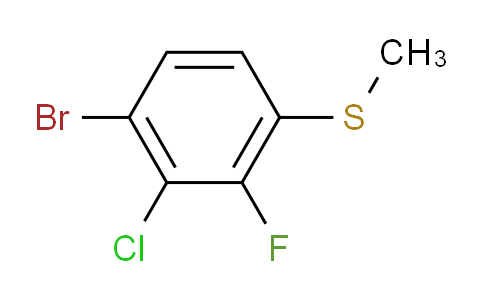 4-Bromo-3-chloro-2-fluorothioanisole