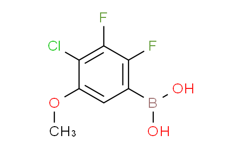 4-Chloro-2,3-difluoro-5-methoxyphenylboronic acid