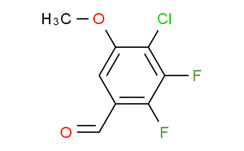 2,3-二氟-4-氯-5-甲氧基苯甲醛