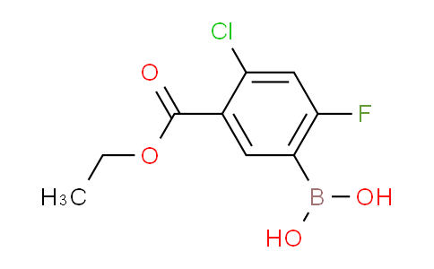 4-Chloro-2-fluoro-5-ethoxycarbonylphenylboronic acid