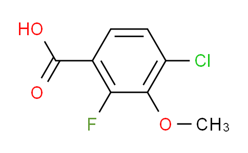4-Chloro-2-fluoro-3-methoxybenzoic acid