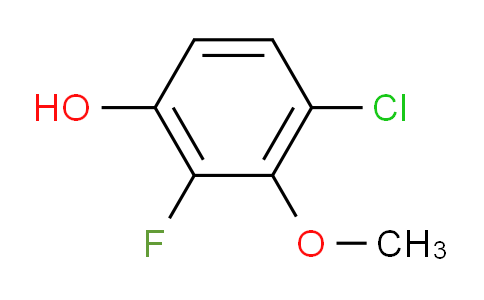 4-Chloro-2-fluoro-3-methoxyphenol