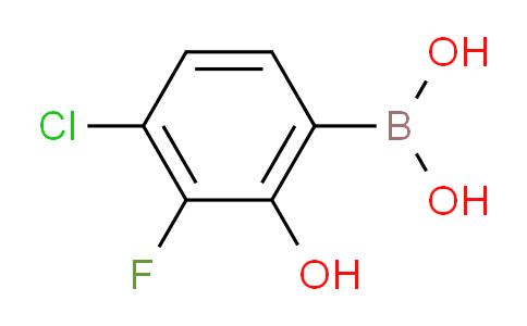 4-Chloro-3-fluoro-2-hydroxyphenylboronic acid