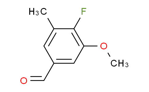 4-Fluoro-3-methoxy-5-methylbenzaldehyde