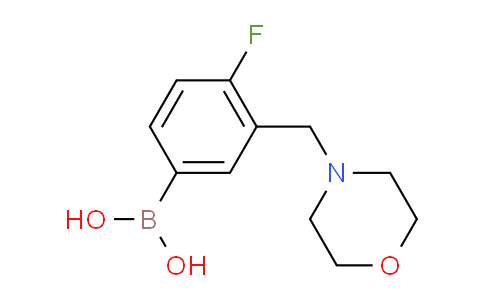 4-氟-3-(吗啉代甲基)苯基硼酸