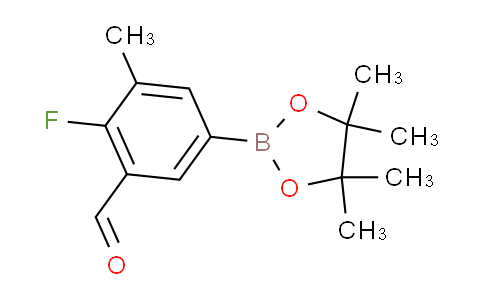 4-Fluoro-3-formyl-5-methylphenylboronic acid pinacol ester