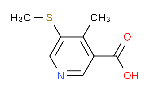 4-Methyl-5-(methylsulfanyl)pyridine-3-carboxylic acid