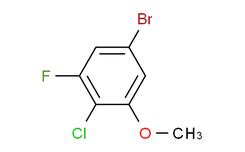 5-Bromo-2-chloro-1-fluoro-3-methoxybenzene