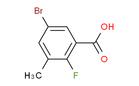 5-Bromo-2-fluoro-3-methylbenzoic acid
