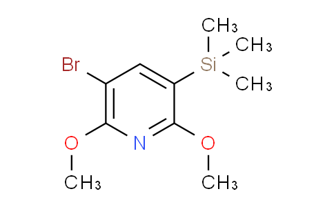 5-Bromo-2,6-dimethoxy-3-(trimethylsilyl)pyridine