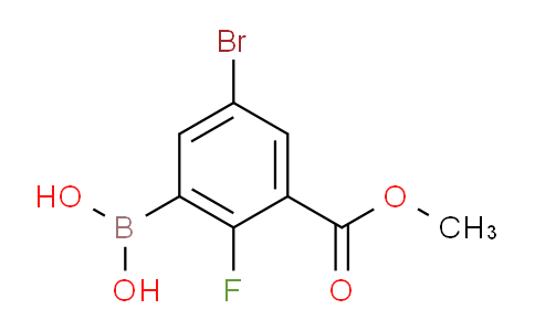 5-溴-2-氟-3-羧酸甲酯苯硼酸