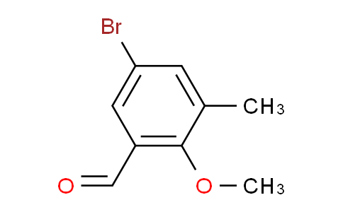 5-Bromo-2-methoxy-3-methylbenzaldehyde