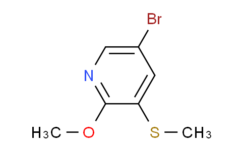 5-Bromo-2-methoxy-3-(methylthio)pyridine