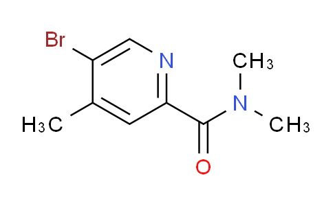 5-Bromo-4-methyl-N,N-dimethylpyridine-2-carboxamide