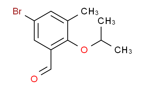 5-Bromo-3-methyl-2-(propan-2-yloxy)benzaldehyde