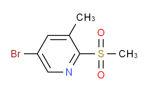 5-Bromo-3-methyl-2-(methylsulfonyl)pyridine