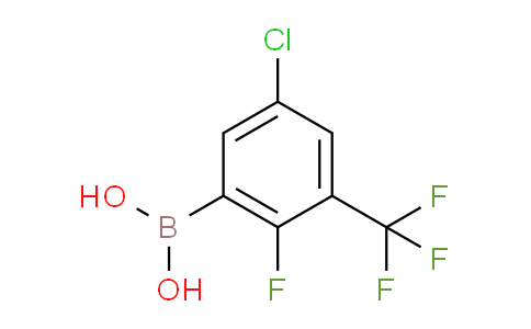 5-Chloro-2-fluoro-3-(trifluoromethyl)phenylboronic acid
