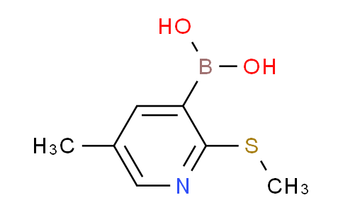 5-Methyl-2-(methylthio)pyridine-3-boronic acid