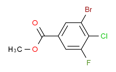Methyl 3-bromo-4-chloro-5-fluorobenzoate