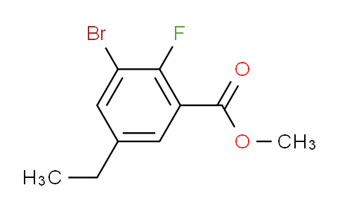 Methyl 3-bromo-5-ethyl-2-fluorobenzoate