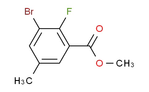 Methyl 3-bromo-2-fluoro-5-methylbenzoate