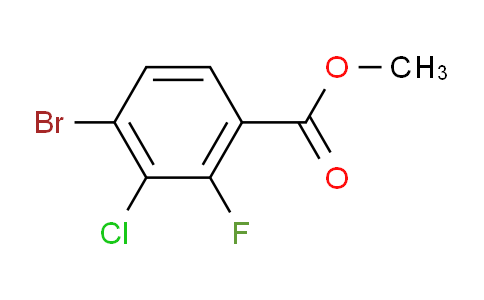 4-溴-3-氯-2-氟苯甲酸甲酯