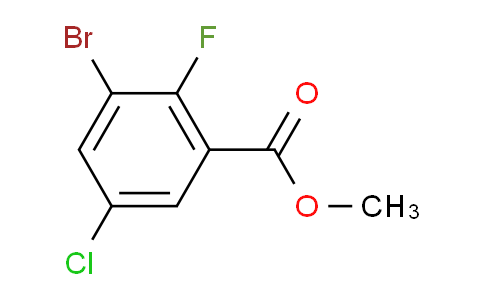 3-溴-5-氯-2-氟苯甲酸甲酯