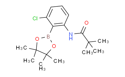 N-(3-Chloro-2-(4,4,5,5-tetramethyl-1,3,2-dioxaborolan-2-yl)phenyl)pivalamide