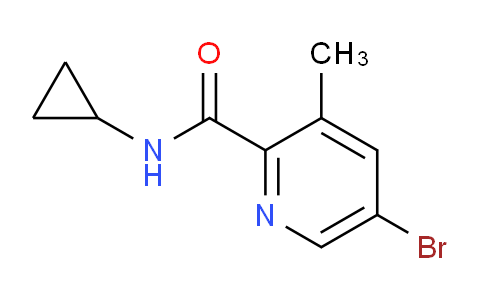 N-cyclopropyl-5-bromo-3-methylpyridine-2-carboxamide
