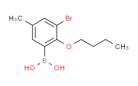 3-溴-2-丁氧基-5-甲基苯硼酸