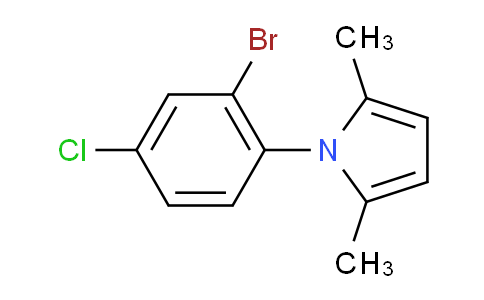 1-(2-Bromo-4-chlorophenyl)-2,5-dimethyl-1H-pyrrole