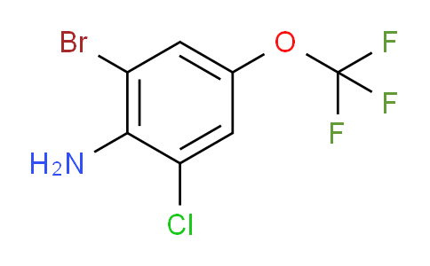 2-Bromo-6-chloro-4-trifluoromethoxyaniline