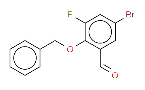 5-Bromo-3-fluoro-2-(phenylmethoxy)benzaldehyde,
