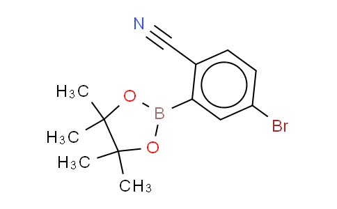 4-溴-2-(4,4,5,5-四甲基-1,3,2-二氧硼杂环戊烷-2-基)苯腈