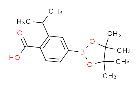 2-Isopropyl-4-(4,4,5,5-tetramethyl-1,3,2-dioxaborolan-2-yl)benzoic acid